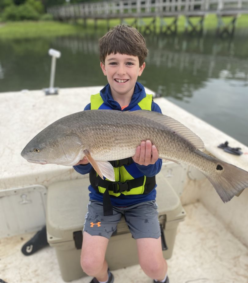 Redfish caught by a person in Wilmington
