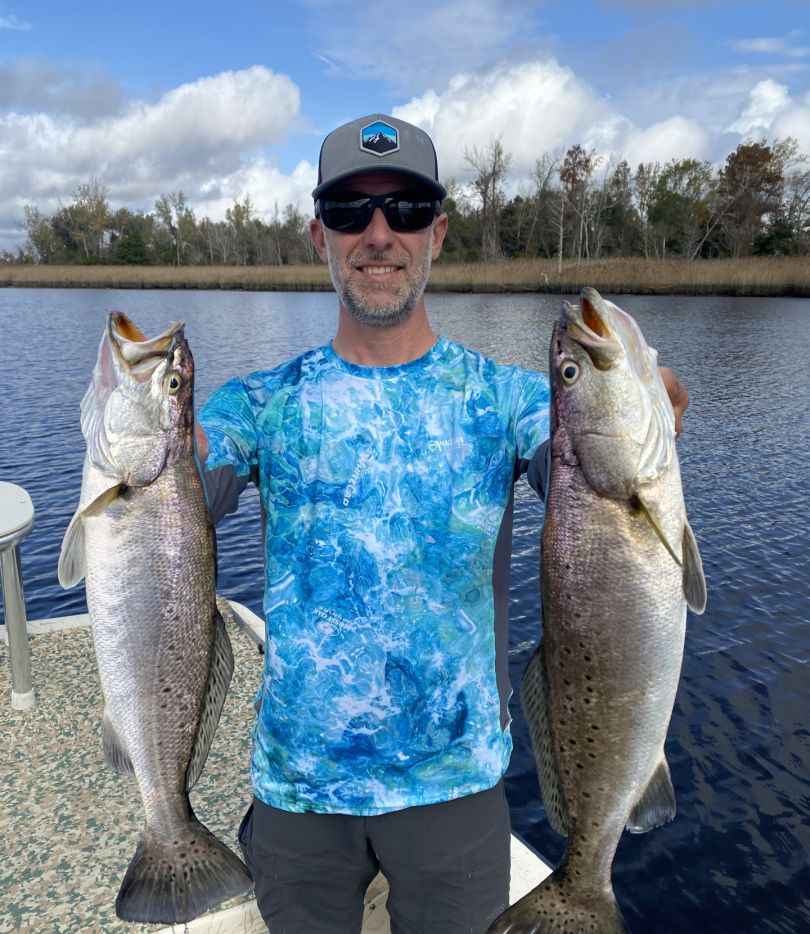 Two spotted weakfish caught in Wilmington during fishing