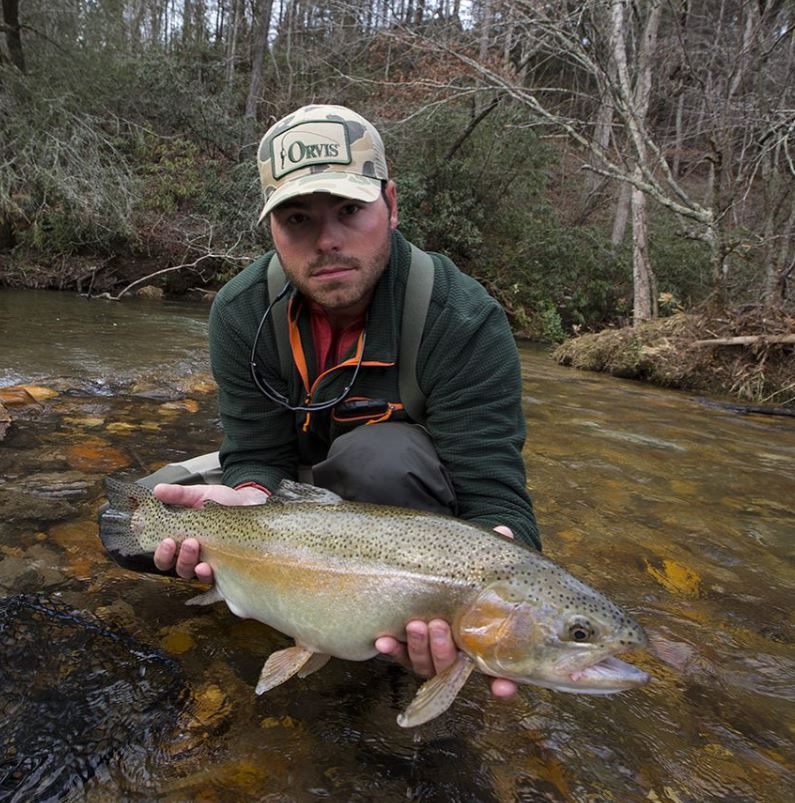 A single rainbow trout caught in FL