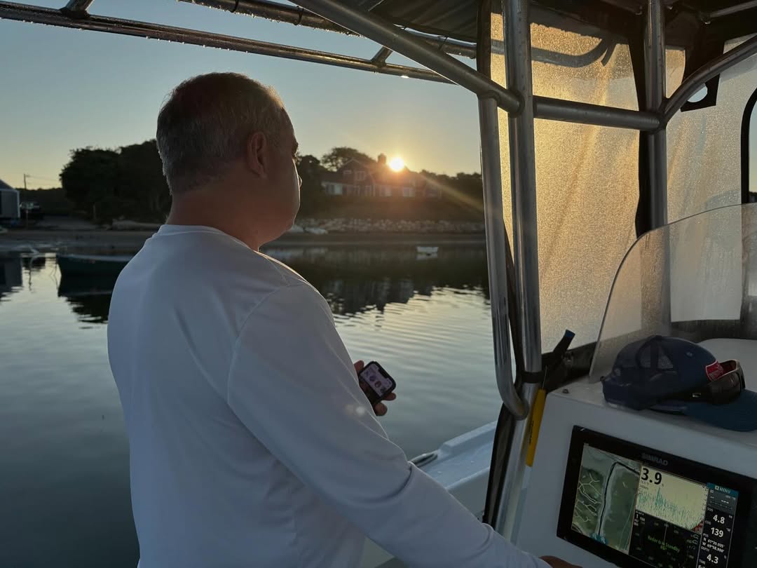 Fishing in the beautiful landscape of NJ