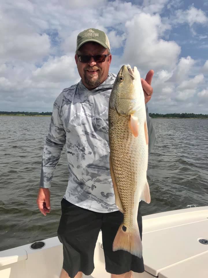 Redfish caught by angler in LA