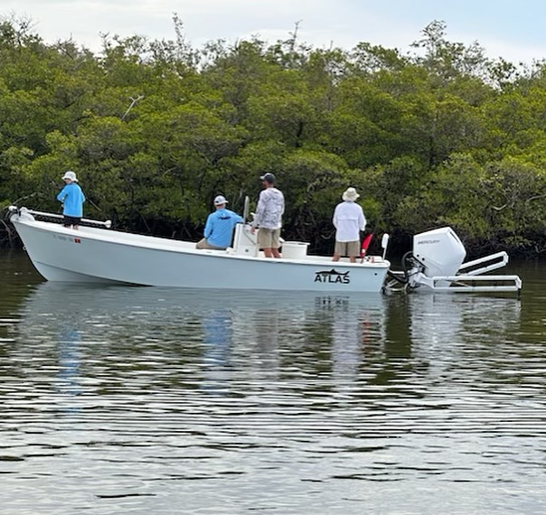 Person fishing in Florida