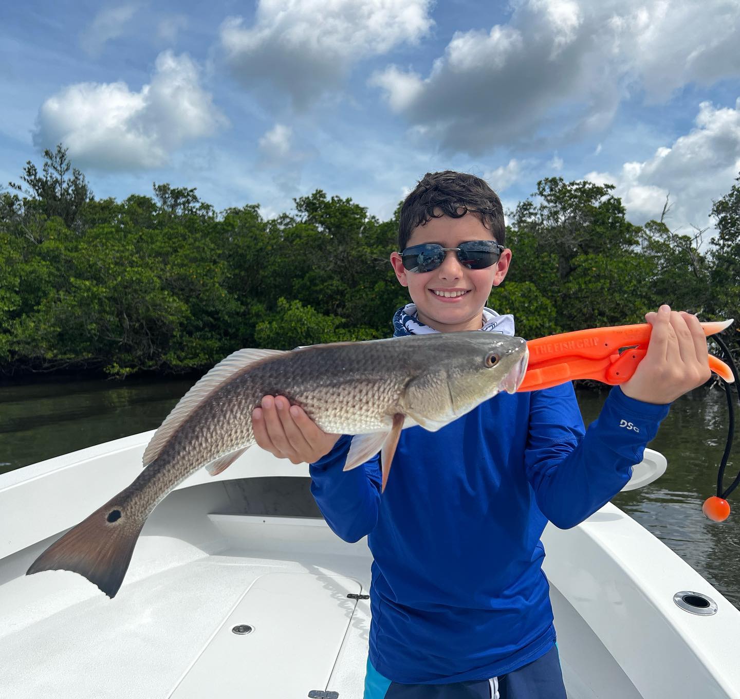 Redfish catch in Naples, Florida