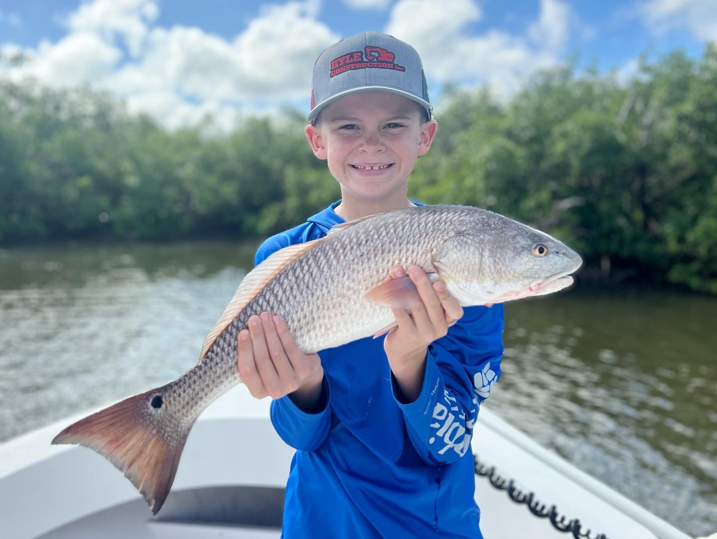 Redfish caught while fishing in Naples, Florida