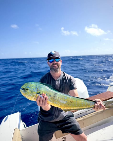 Mahi mahi caught while fishing in San Juan PR