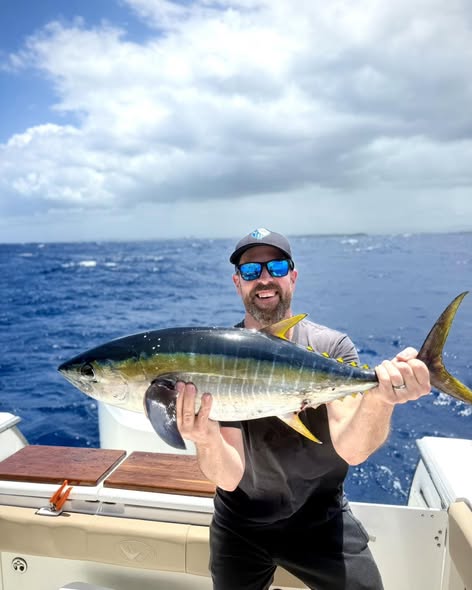 Yellowfin tuna caught while fishing in San Juan PR