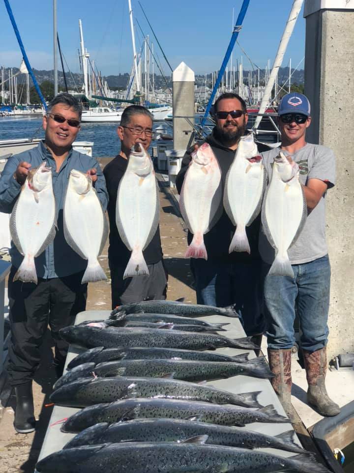 6 freshwater fish caught during a fishing trip in California