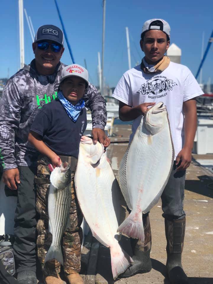 3 striped bass fishing in California