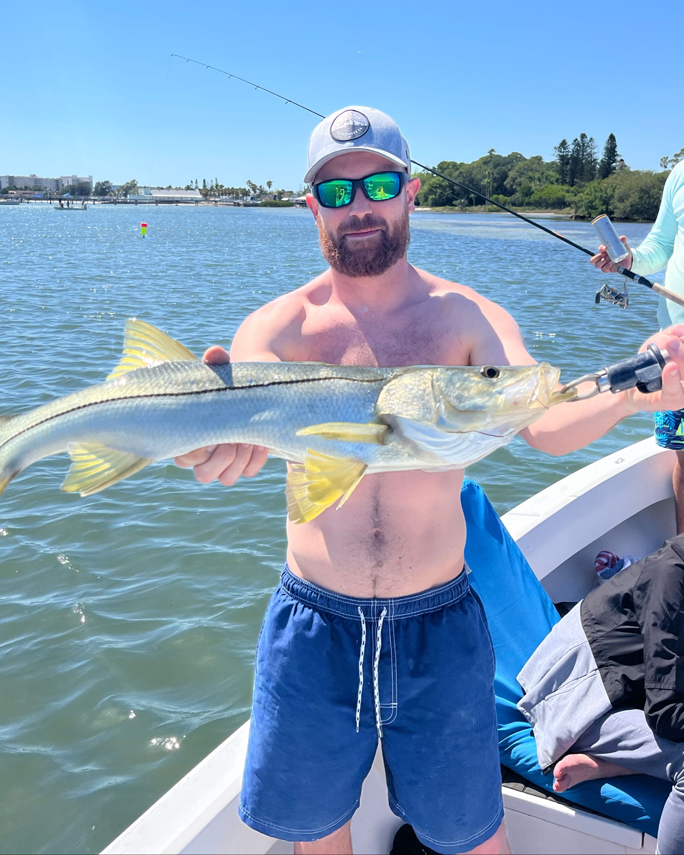 Fisherman with big fish in Gulfport