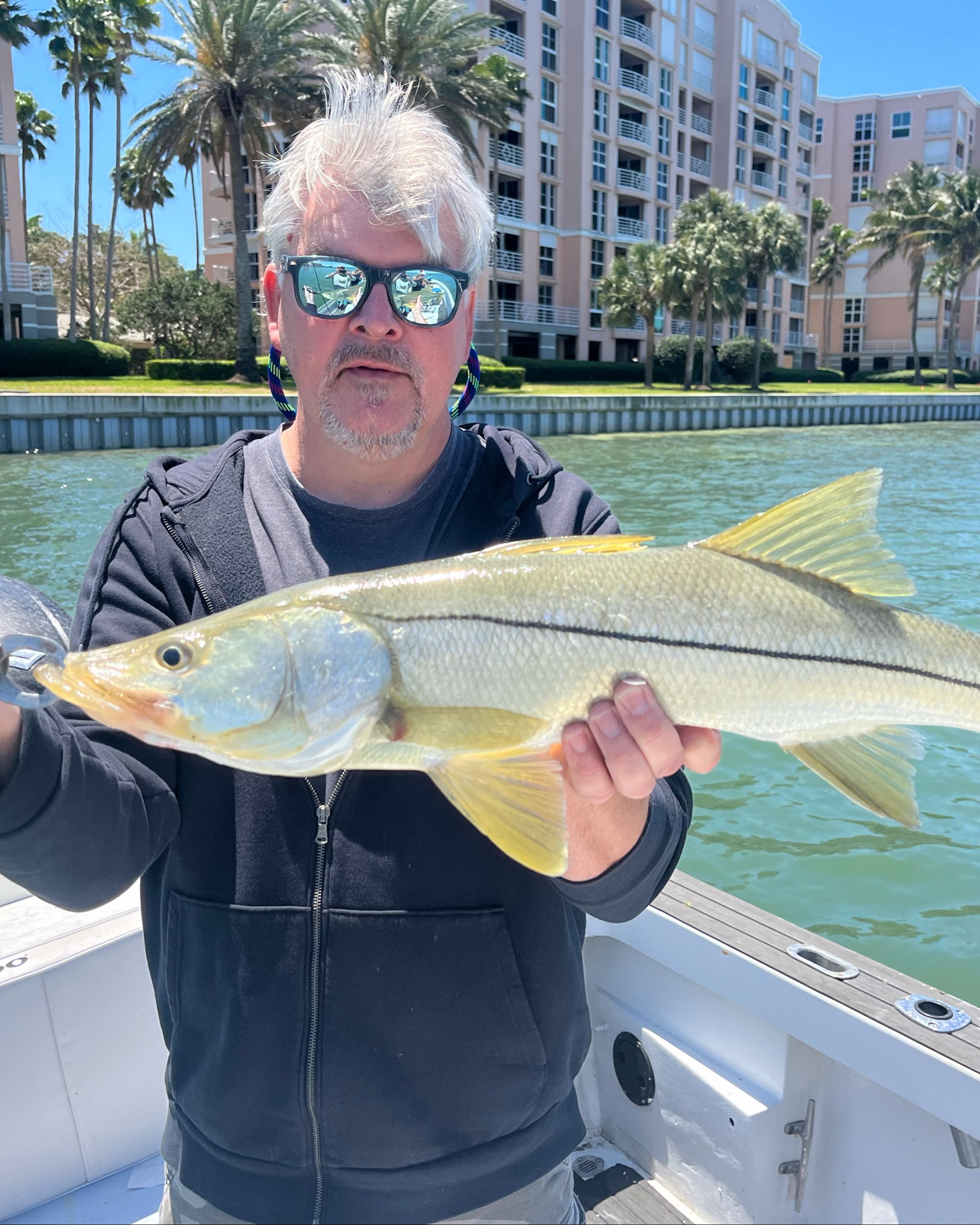 A snook fishing catch in Gulfport