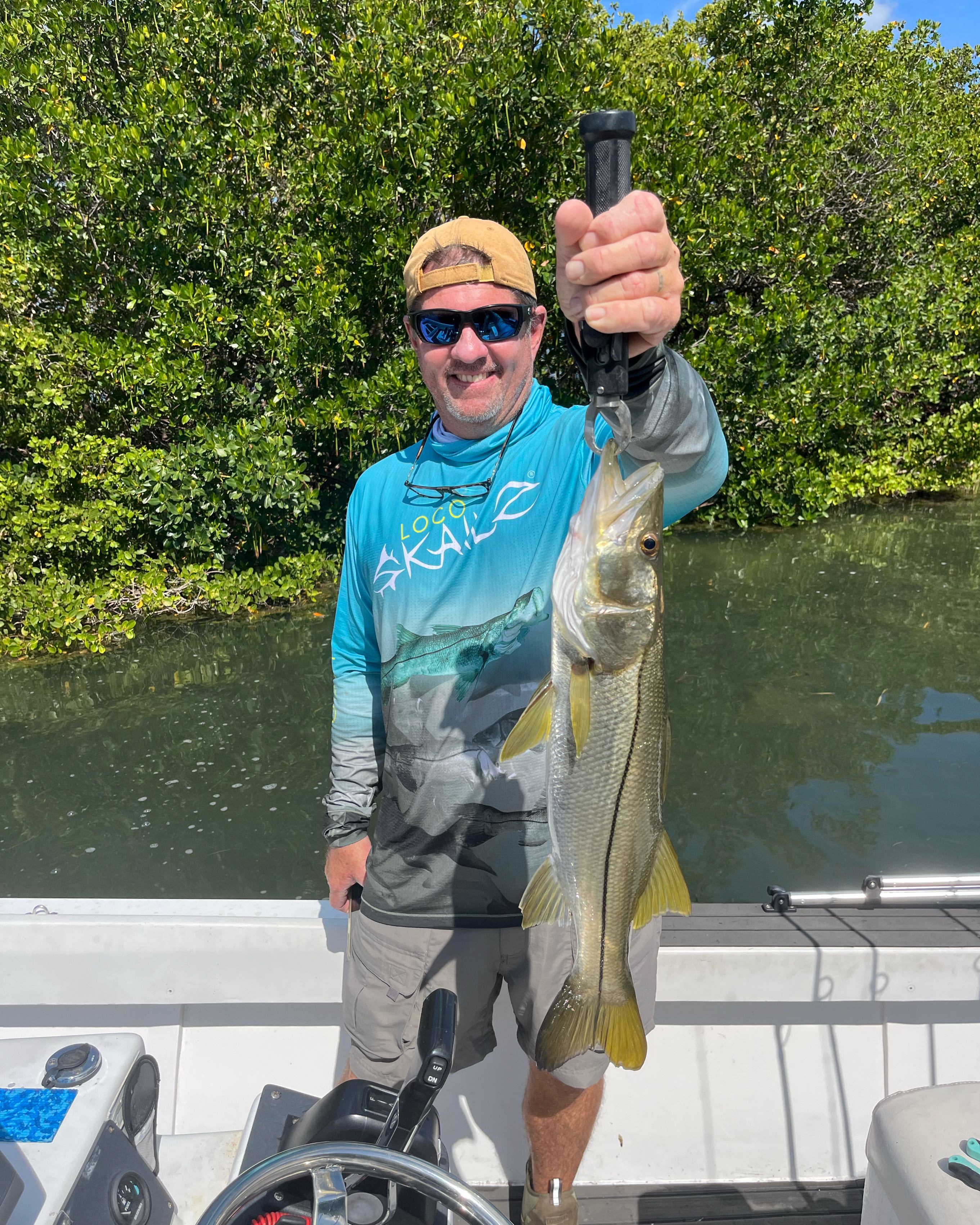 Snook, a 22-inch fish, caught while fishing in Gulfport