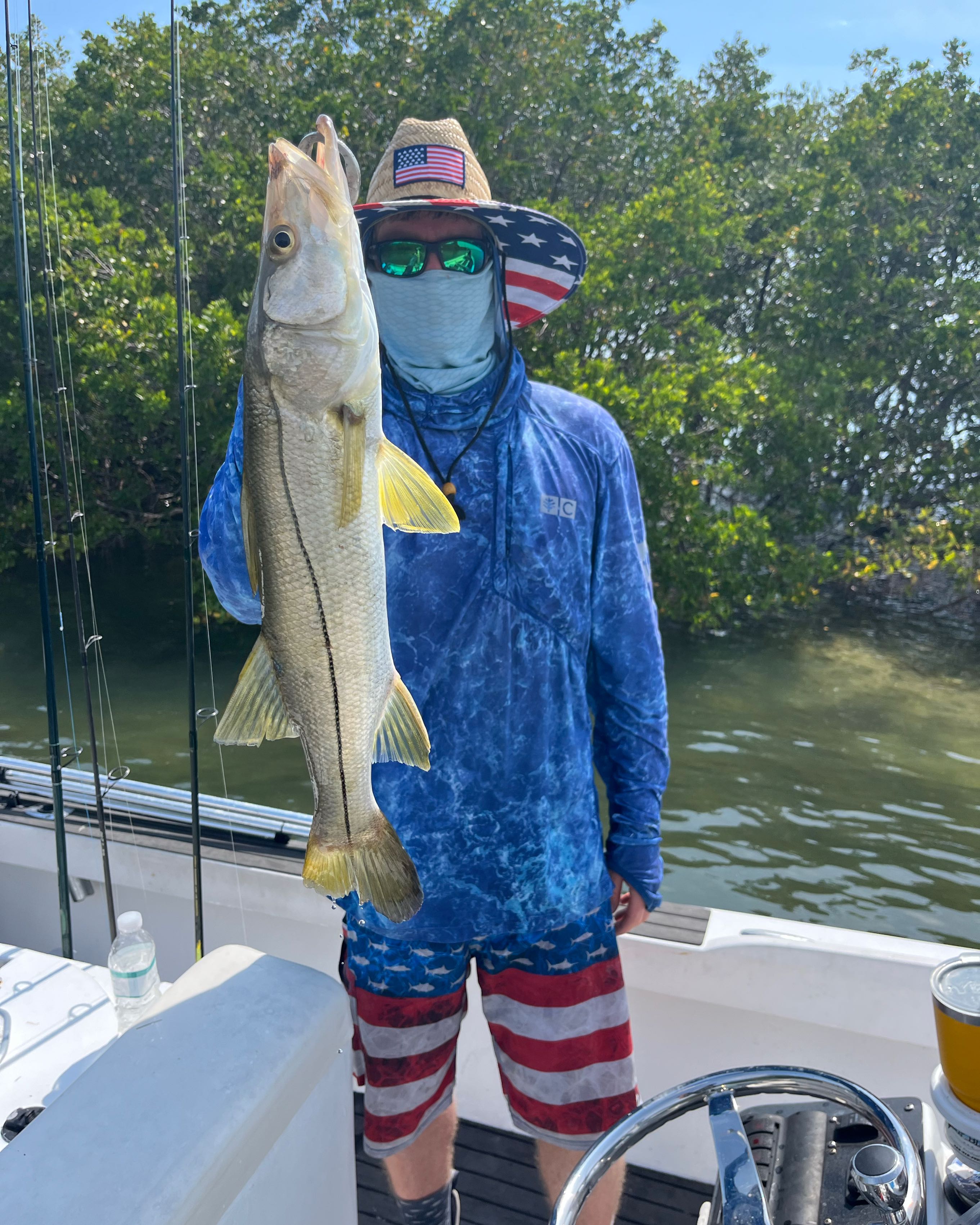 Snook fish caught while fishing in FL
