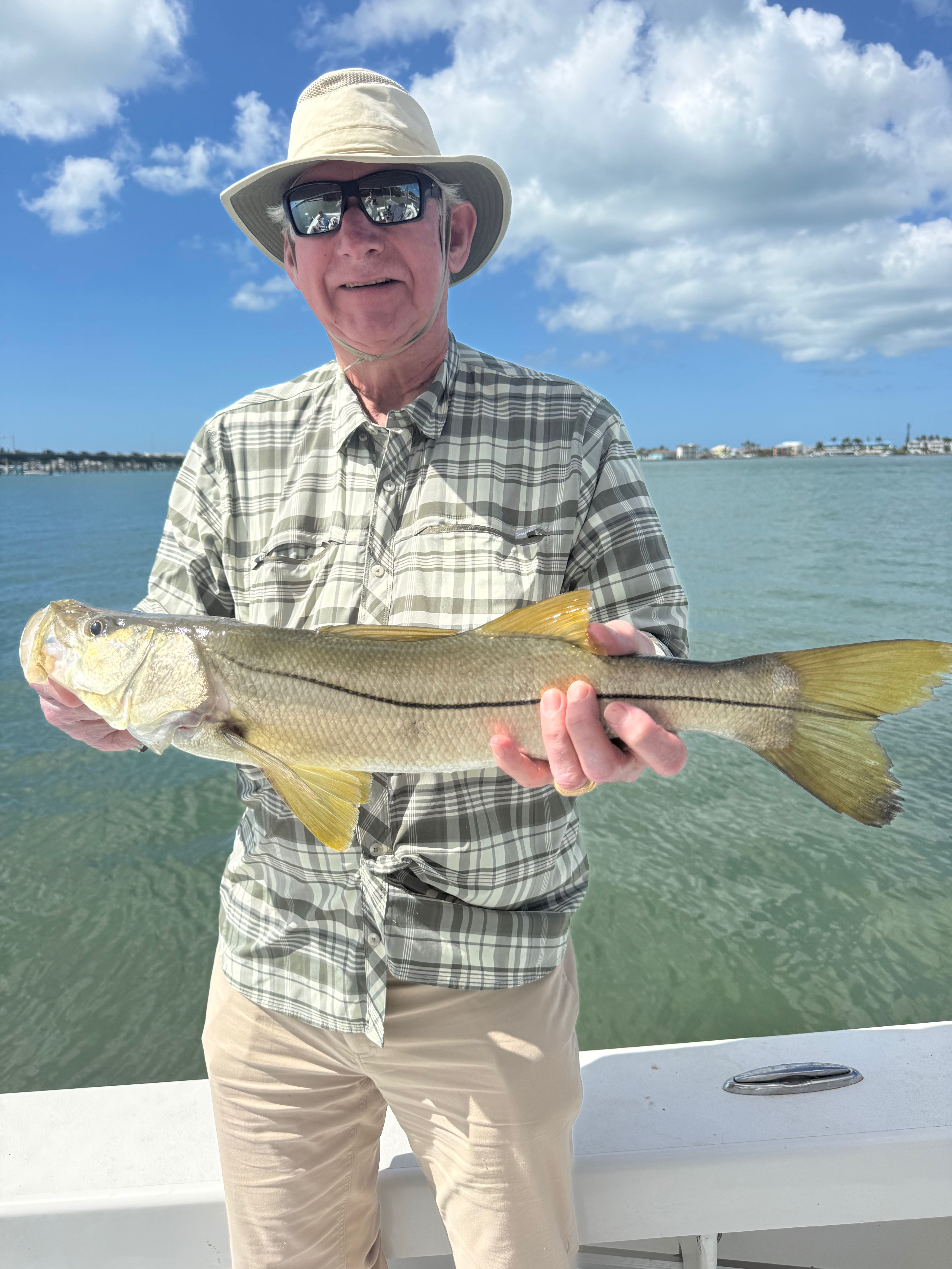 Snook caught during fishing tour in Cortez FL