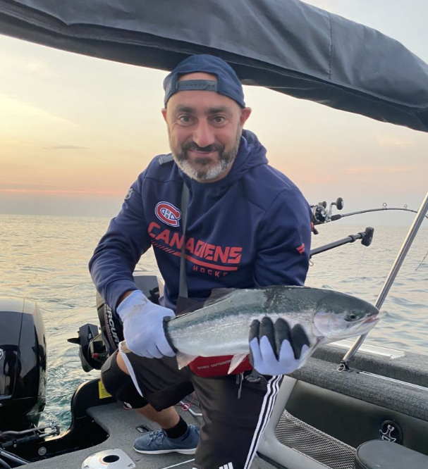 One person fishing in Ontario