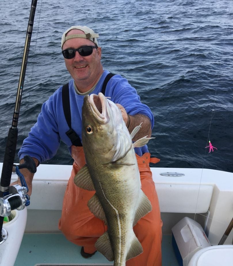 One angler fishing in South Kingstown
