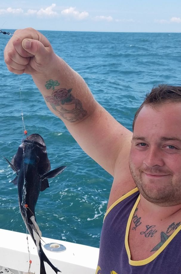 Angler fishing in South Kingstown