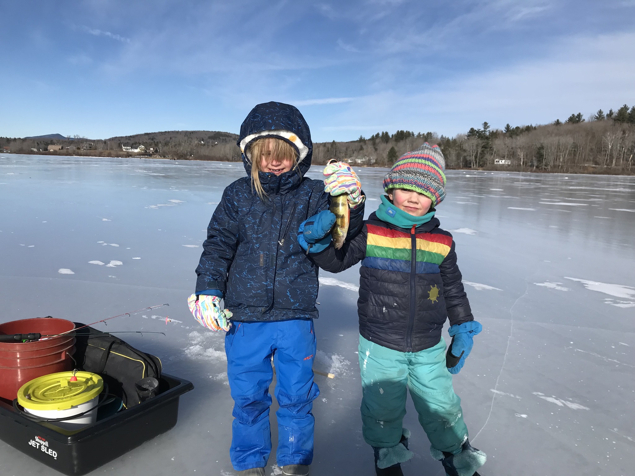 Two anglers fishing in Vermont