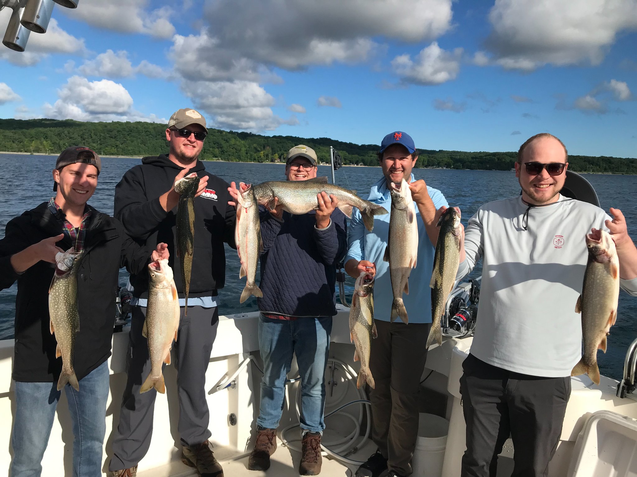 8 lake trout caught in MI by fishermen