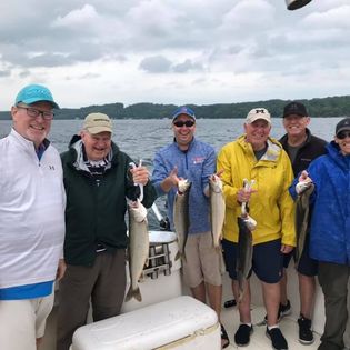 3 fish caught on fishing trip in Traverse City