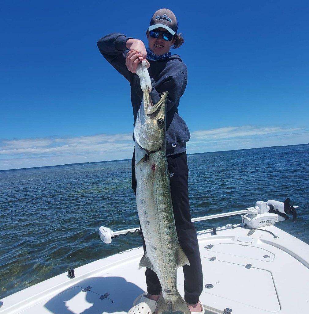 Great Barracuda fish caught while fishing in Islamorada