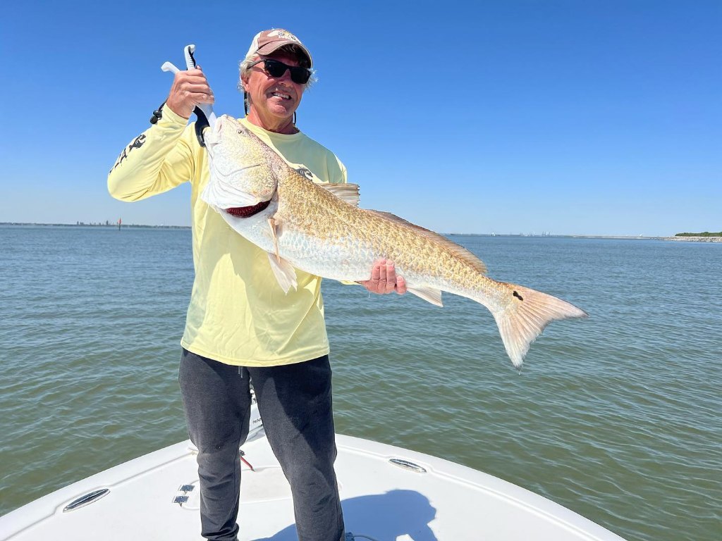 Redfish caught in League City, Texas