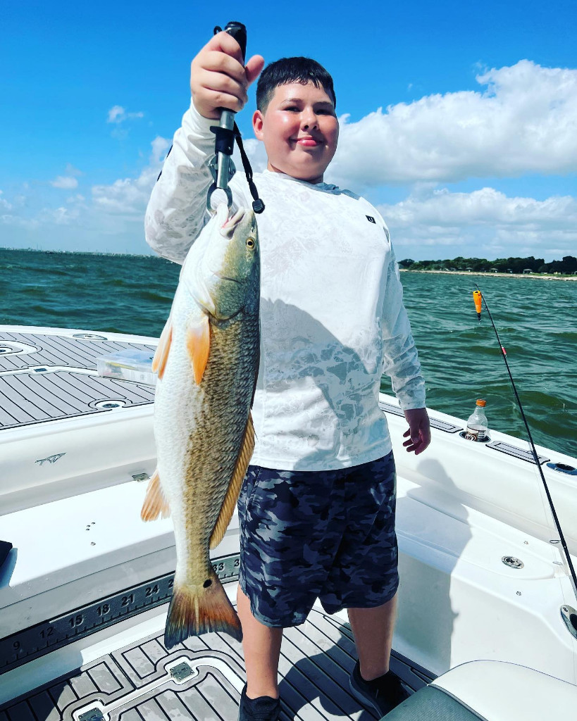Redfish caught by angler in TX
