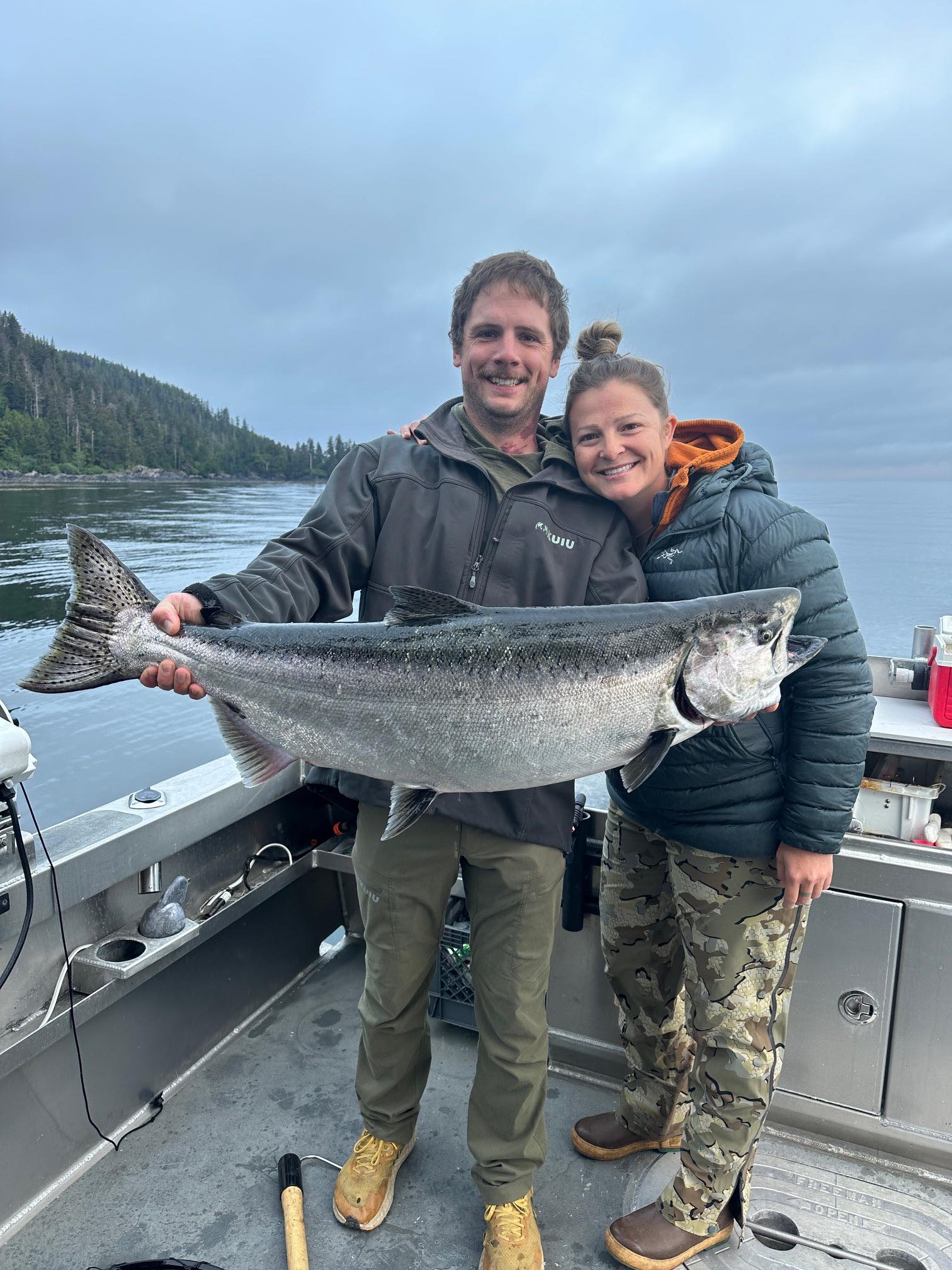 2 anglers enjoying a fishing trip in Craig