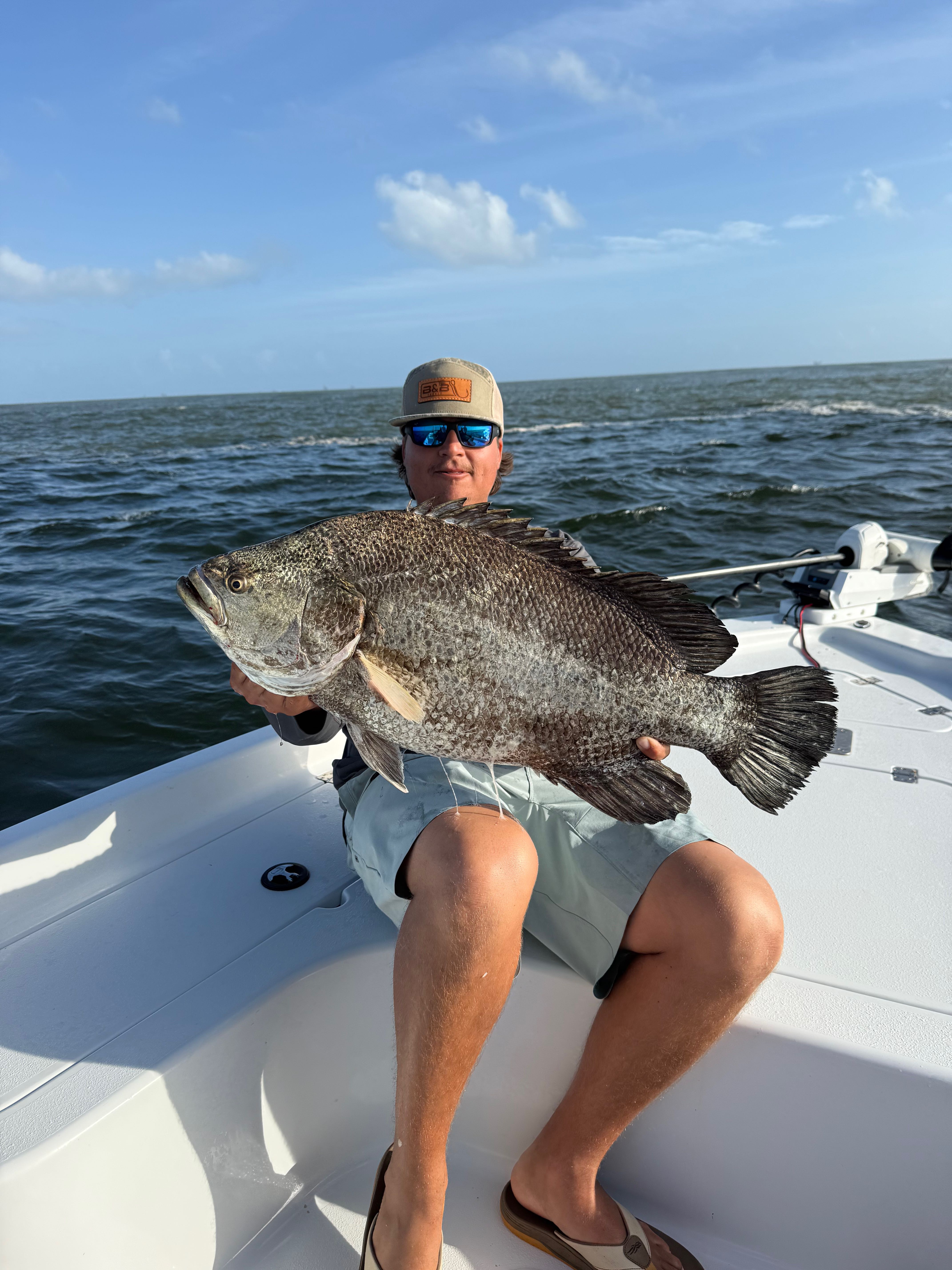 Tripletail caught while fishing in Port Sulphur Louisiana waters