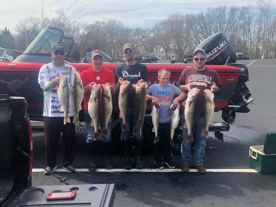 8 big fish caught while fishing in North Lawrence