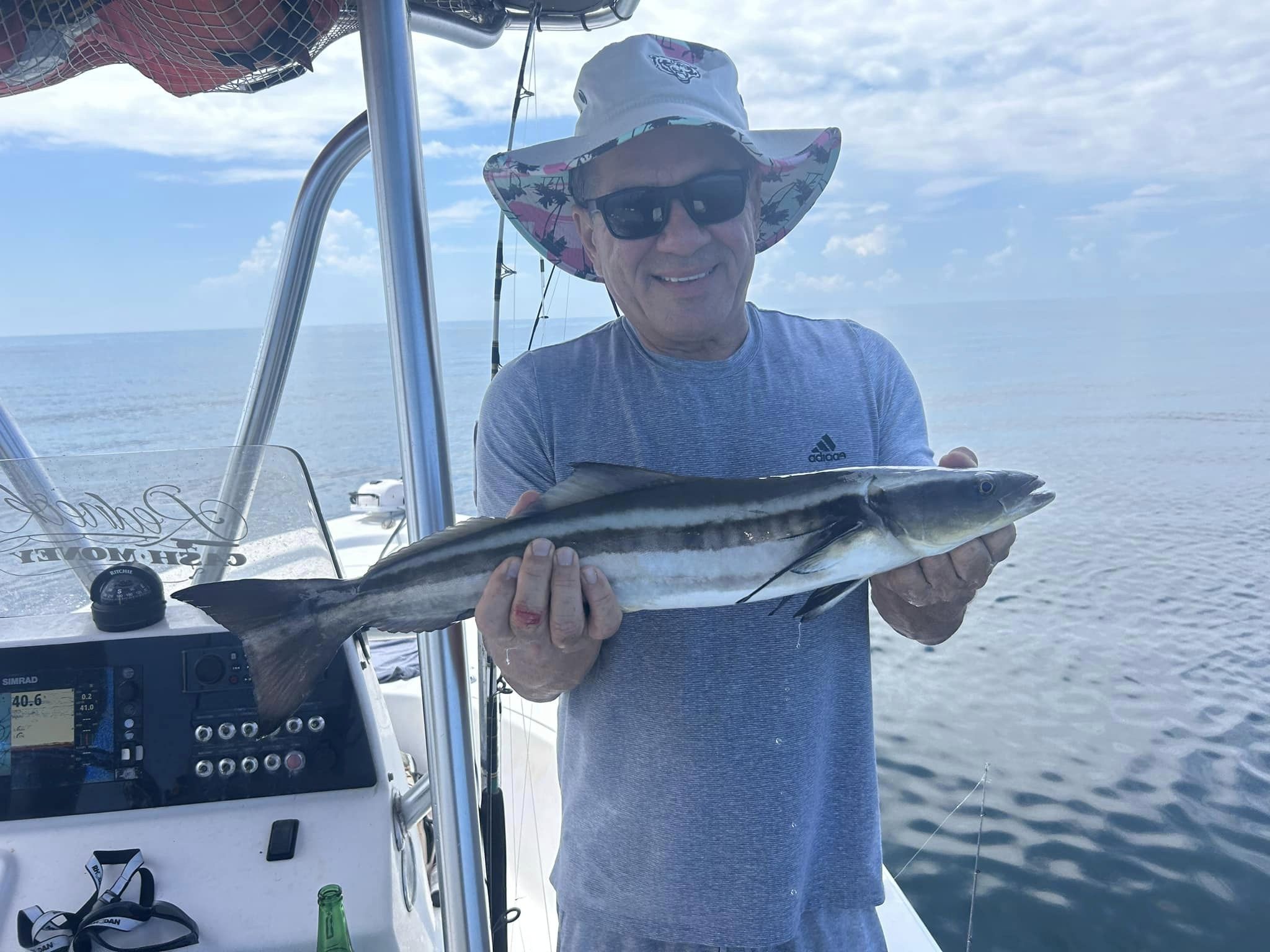 Cobia fish caught at Nokomis Boat Ramp