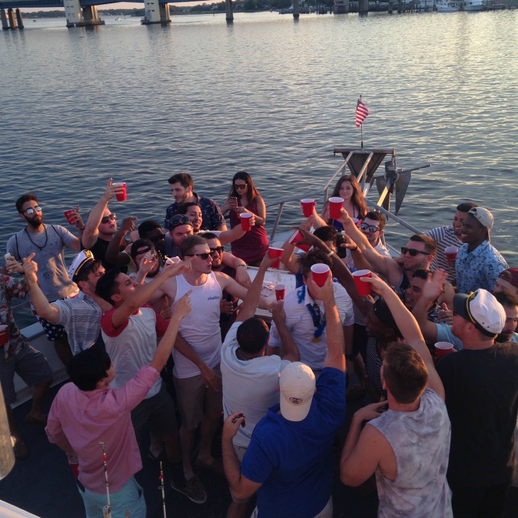 13 people fishing in NJ