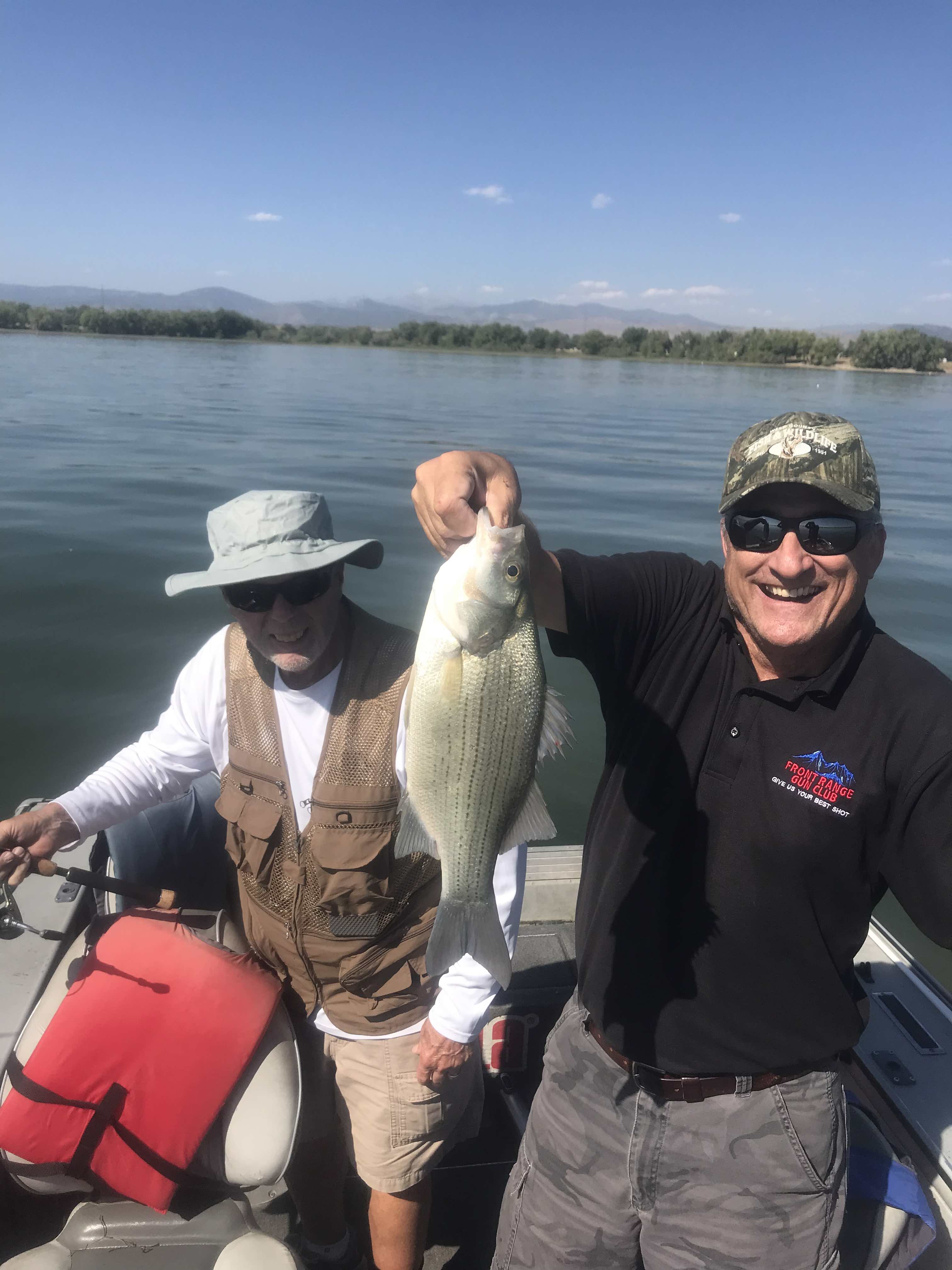 Wiper (hybrid striped bass) caught in CO
