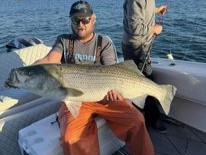 Angler with a 35-inch catch in Belmar