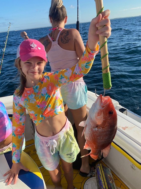 One person with a 13-inch fish at Fort Walton Beach