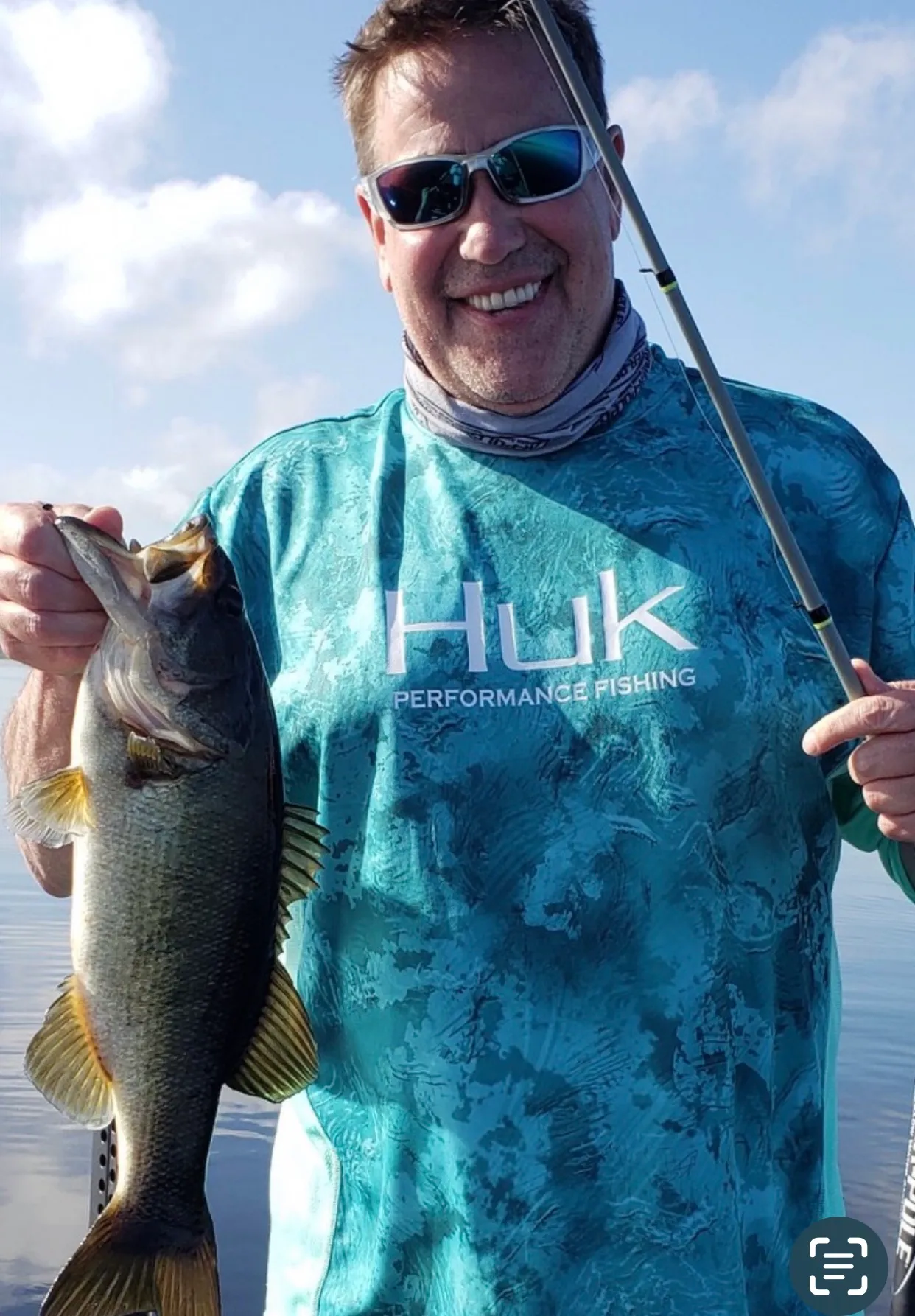 Largemouth bass caught while fishing in GA