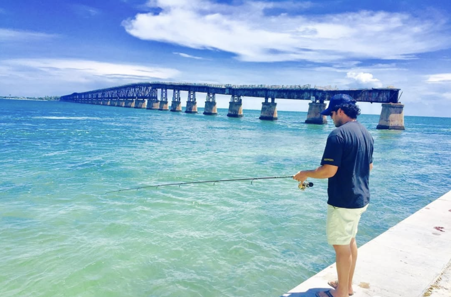 Angler fishing in Boca Grande