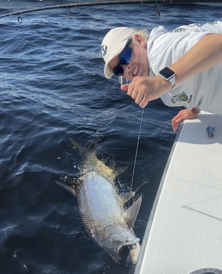 Angler fishing in Boca Grande