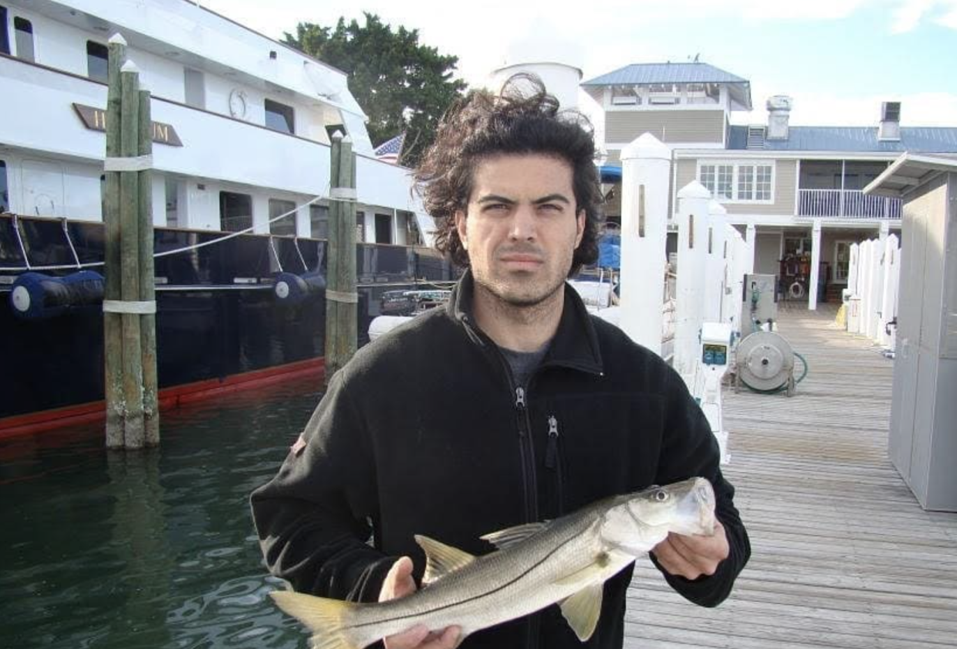 A snook fish caught while fishing in FL