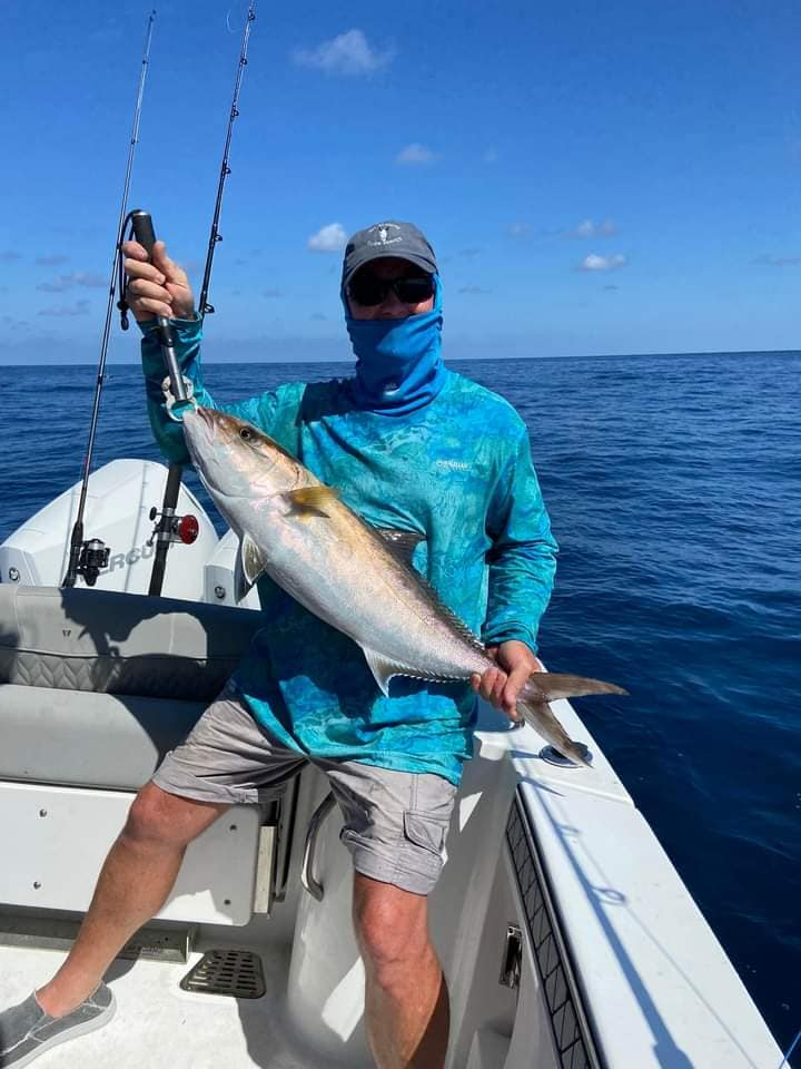 Angler with fishing rod in TX