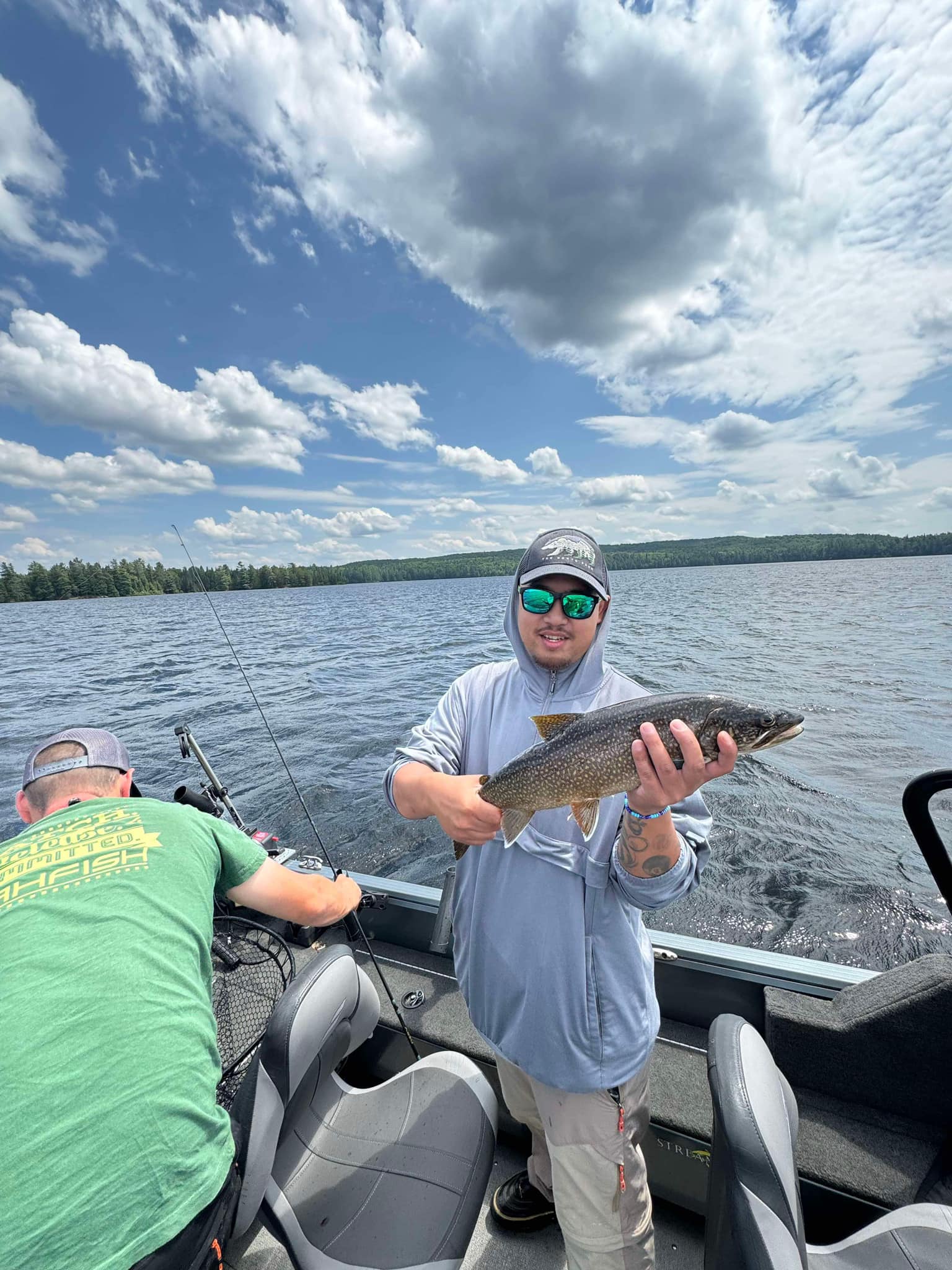 A large lake trout caught in L'Amable