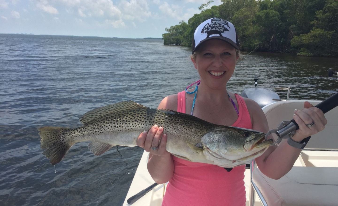 Angler with a 25-inch fish in FL
