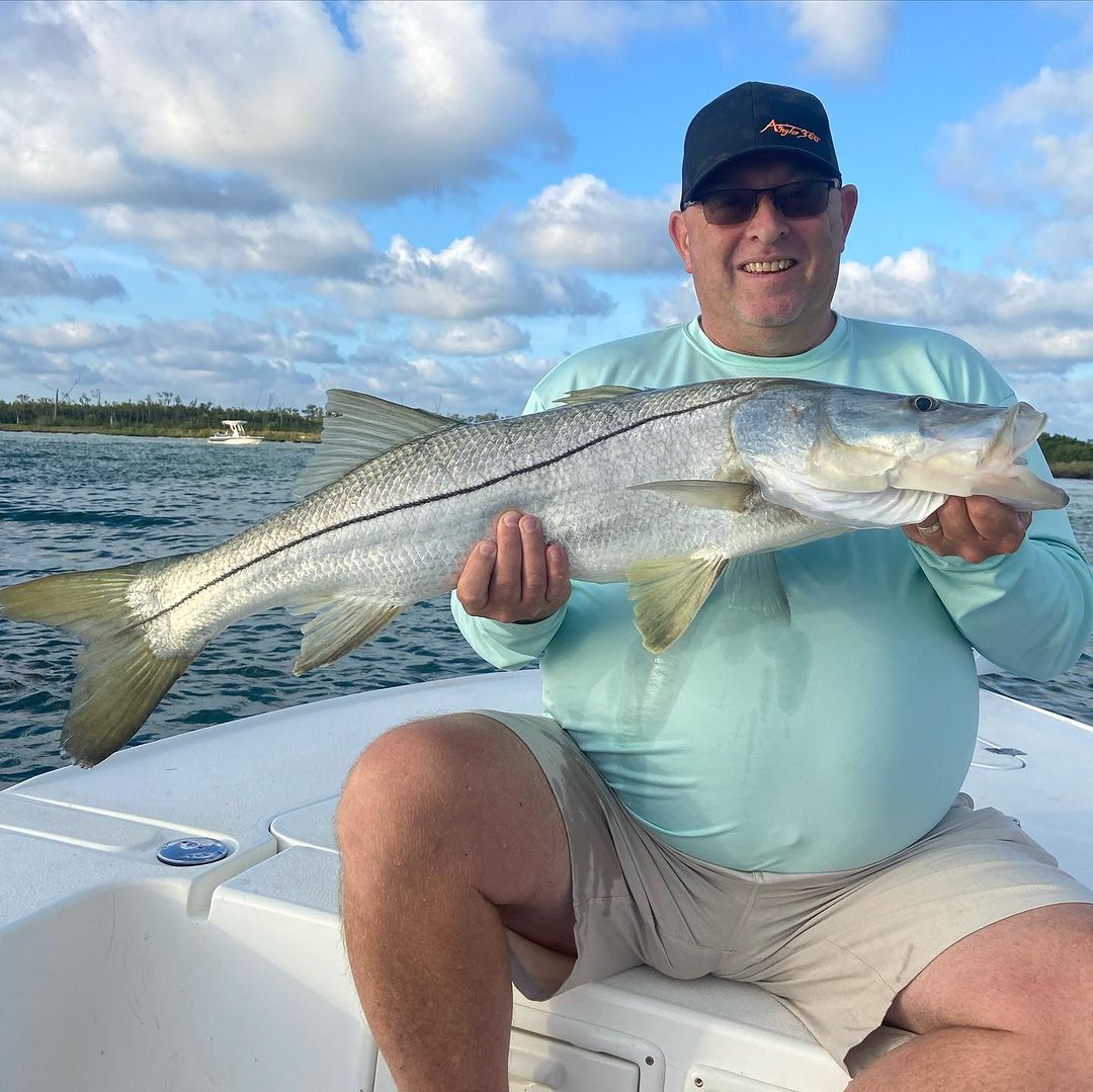 Snook, a 31-inch fish, caught while fishing in FL