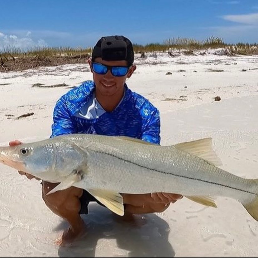 Snook fish caught while fishing in New Port Richey