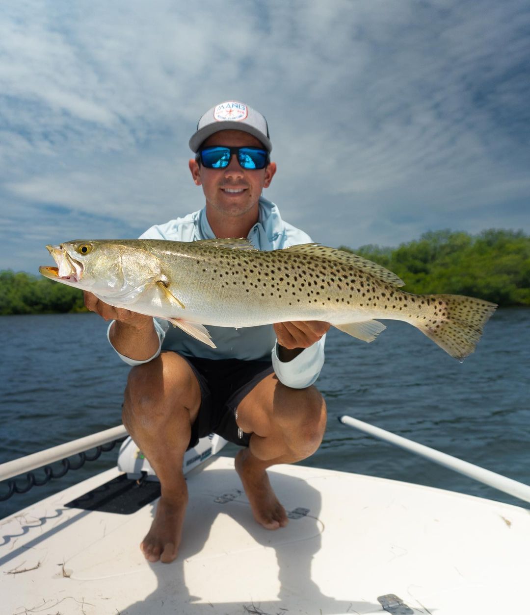 Spotted Weakfish, 28 inch fish caught while fishing in New Port Richey