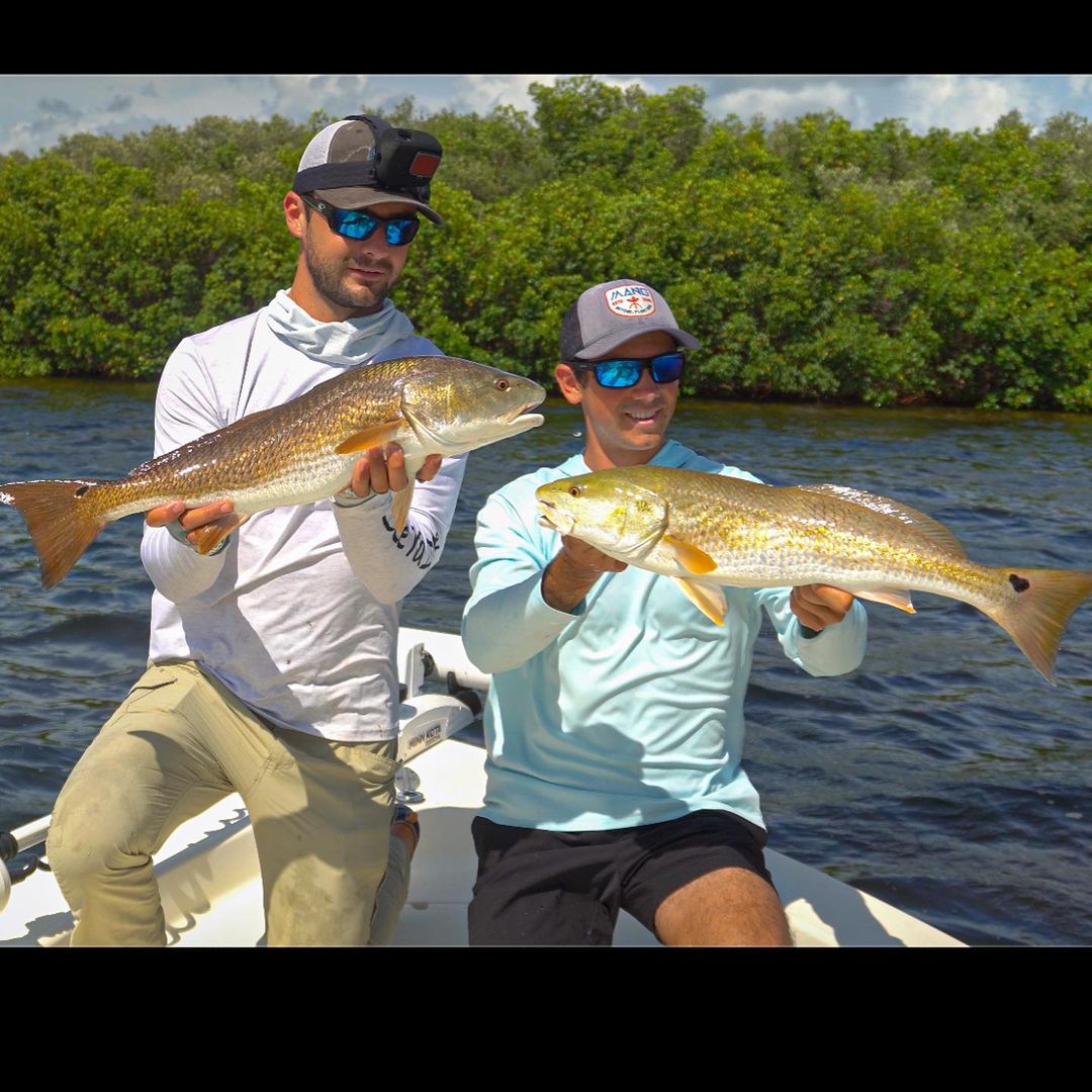 Two redfish, best fishing in FL