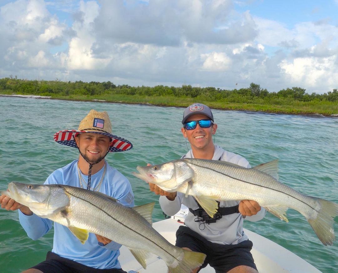 Two snook caught during fishing trip in New Port Richey
