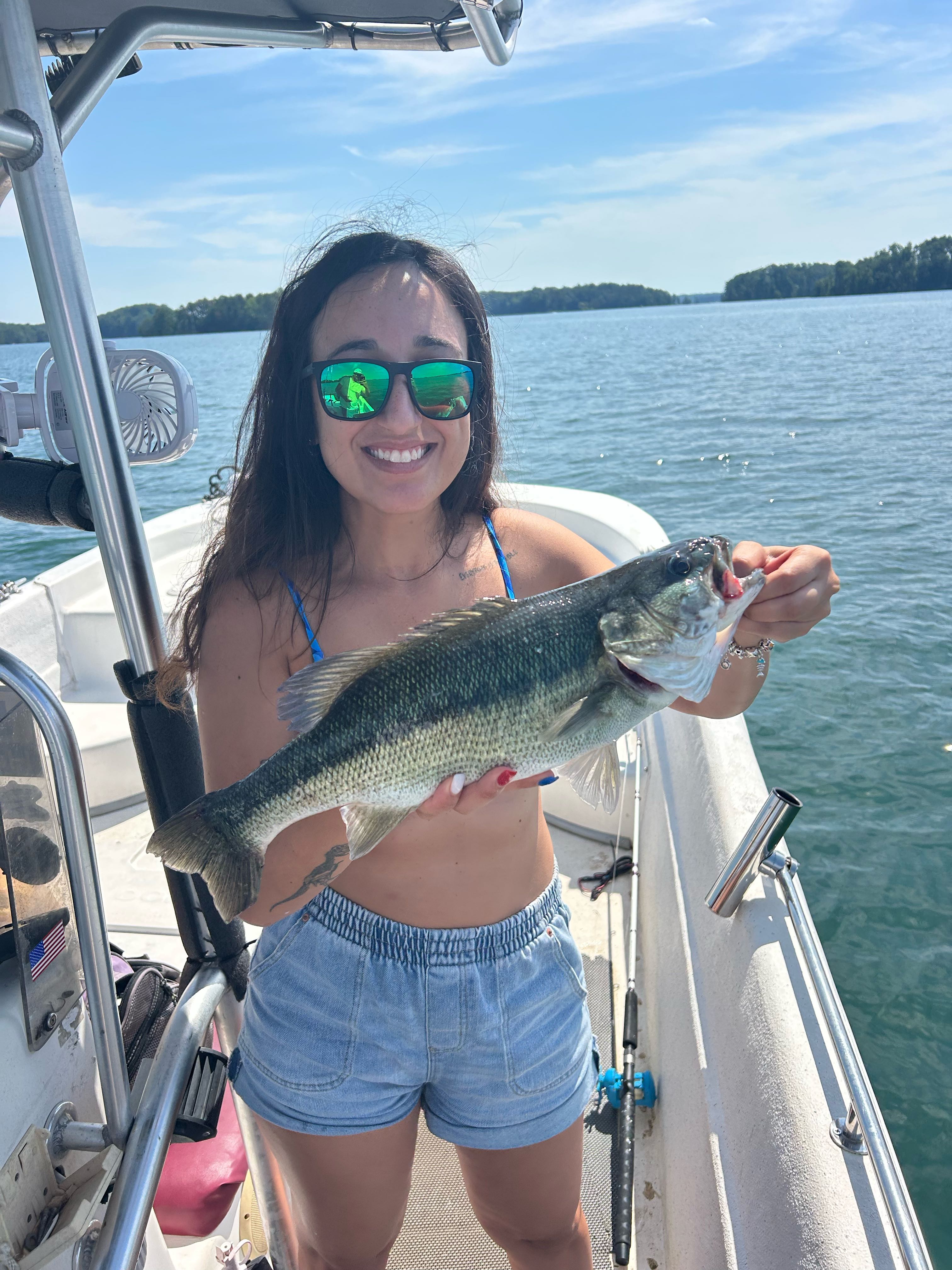 Largemouth Bass caught while fishing in GA