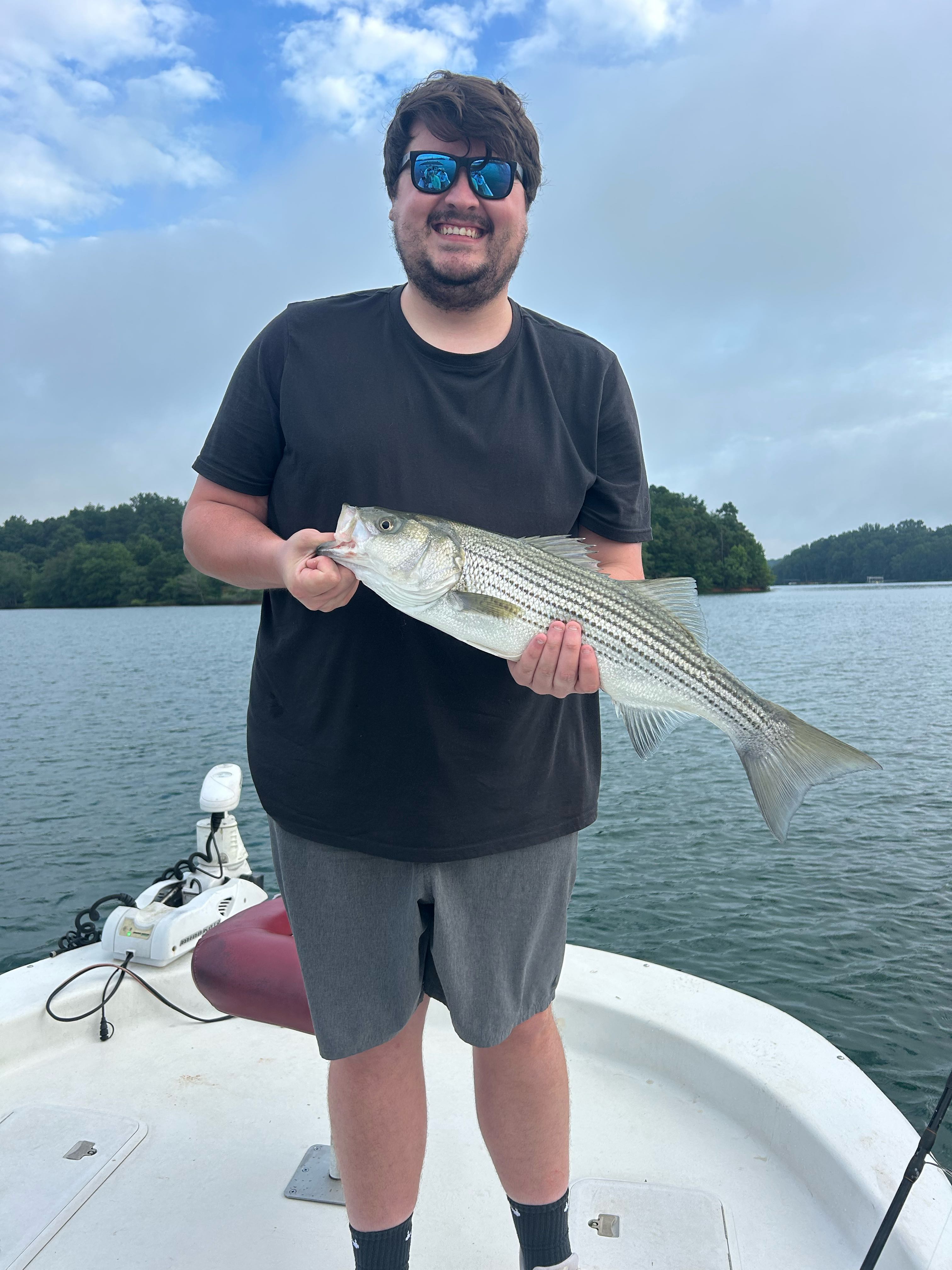 Striped bass fishing in Cumming