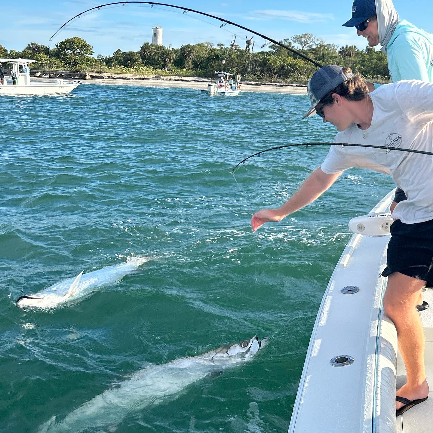 Two anglers fishing in Florida