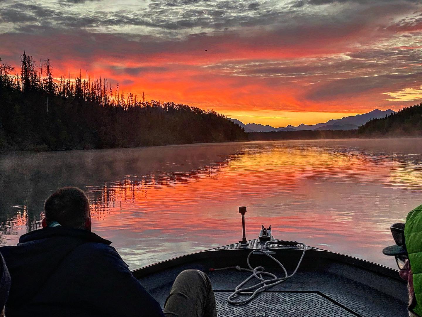 Breathtaking view of the Soldotna river